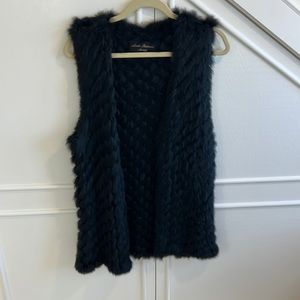 Linda Richards Luxury - fur vest size small